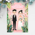 Romantic Bride and Groom Hand in Hand LED neon sign product image