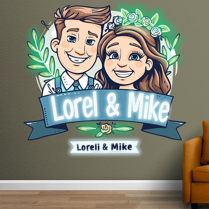 Customized Bride & Groom Name Wedding LED neon sign product image