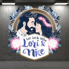 Romantic Customized Bride & Groom Name LED neon sign product image