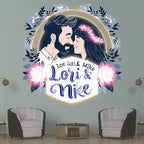 Romantic Customized Bride & Groom Name LED neon sign product image