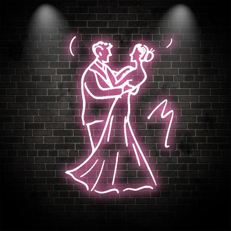 Romantic Wedding Dancing Bride and LED neon sign by NeonCS