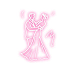 Romantic Wedding Dancing Bride and LED neon sign product image