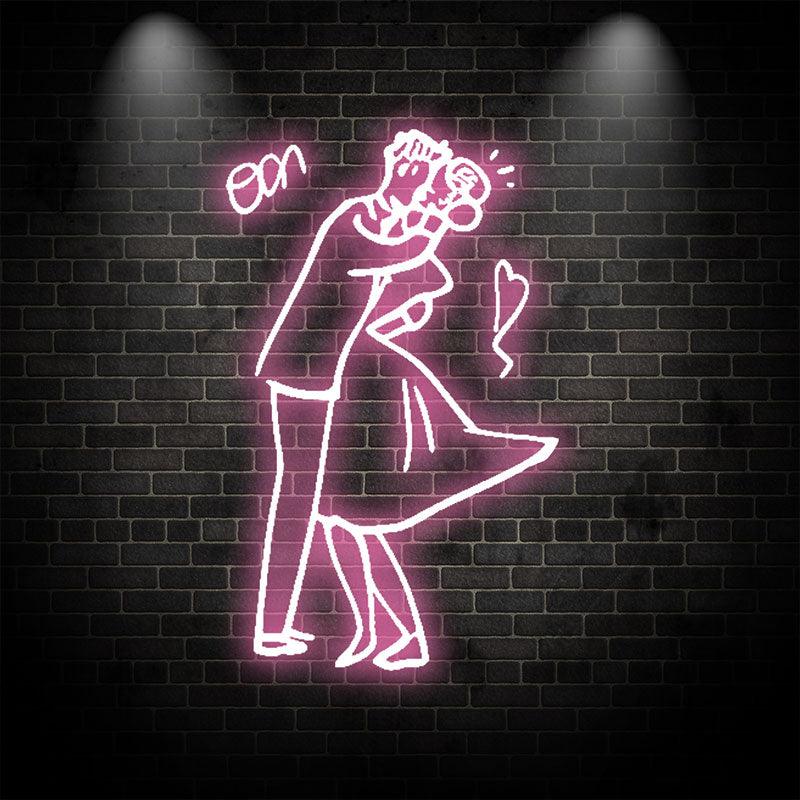 Romantic Wedding Dancing Bride and LED neon sign by NeonCS
