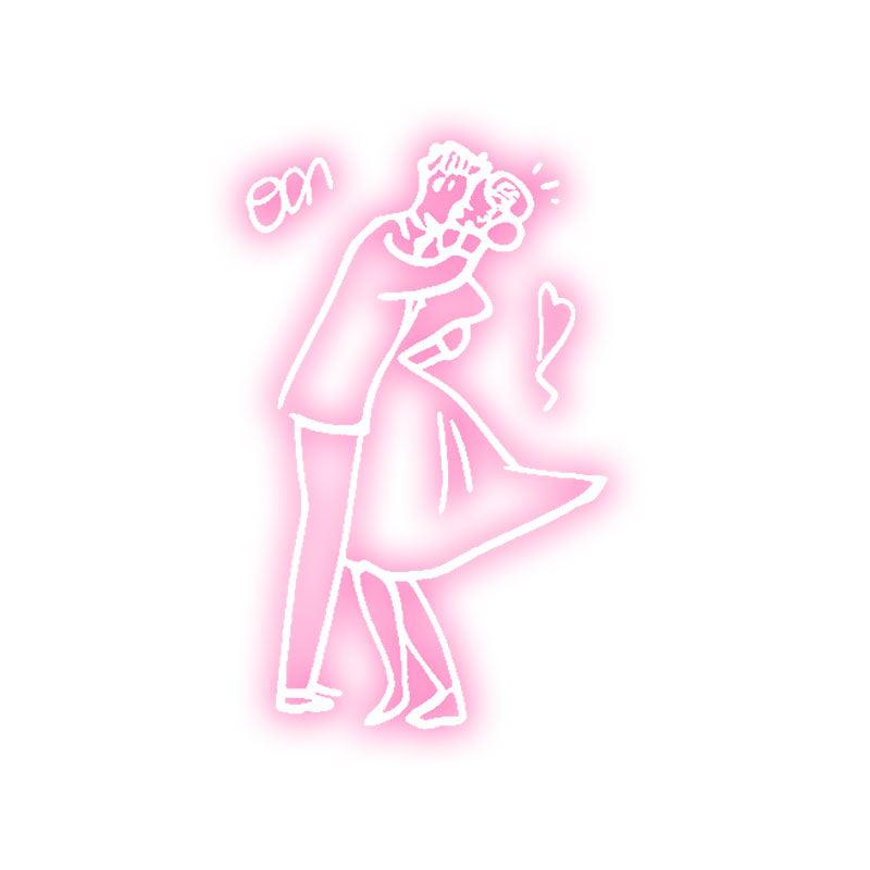 Romantic Wedding Dancing Bride and LED neon sign product image