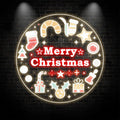 Creative Round Merry Christmas Gift & LED neon sign by NeonCS