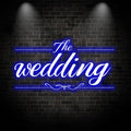 Fully Customizable Blue Wedding LED neon sign by NeonCS