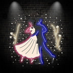 Romantic Dancing Wedding Bride and LED neon sign by NeonCS