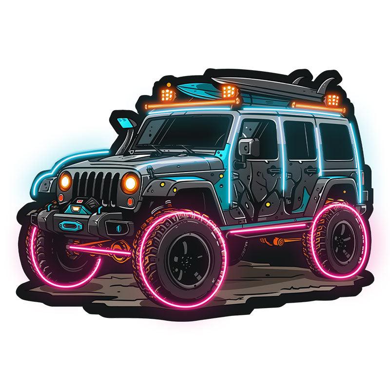 Blue Jeep Lights Creative Unique Car LED neon sign product image