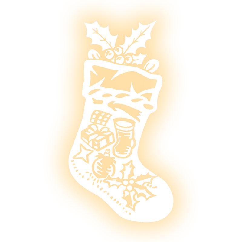 Golden LED Christmas Stockings LED neon sign product image
