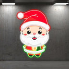 Cute Cartoon Santa Claus Long Beard LED neon sign product image