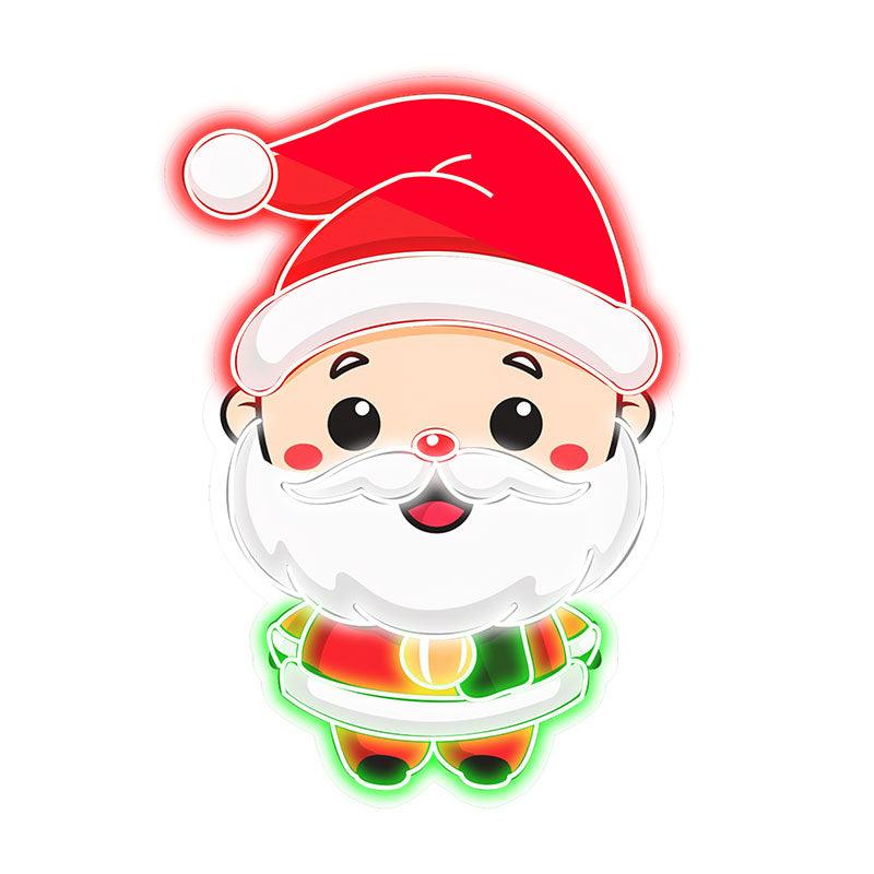 Cute Cartoon Santa Claus Long Beard LED neon sign product image