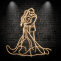 Romantic Bride and Groom Hugging LED LED neon sign by NeonCS
