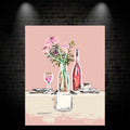 Romantic Wedding Table Signs Wine & LED neon sign by NeonCS