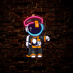 Astronaut Vampire Artwork LED neon sign by NeonCS