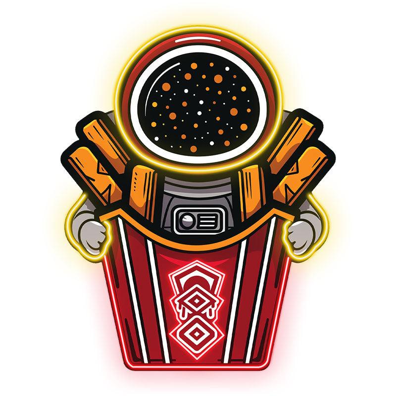 Astronaut Holding Up Giant French LED neon sign product image