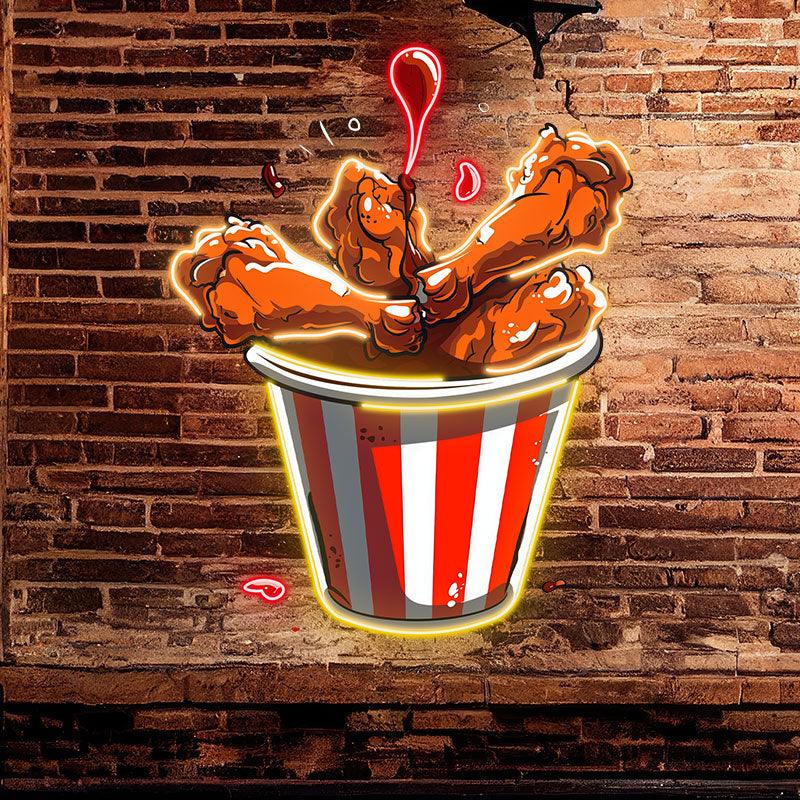 Chicken Fried Legs Creative Gourmet LED neon sign product image