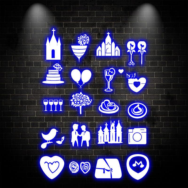 Festive Party Lights Camera Castle LED neon sign by NeonCS