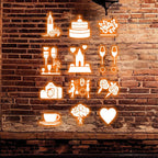 Festival Props Castle Cake Flower LED neon sign product image