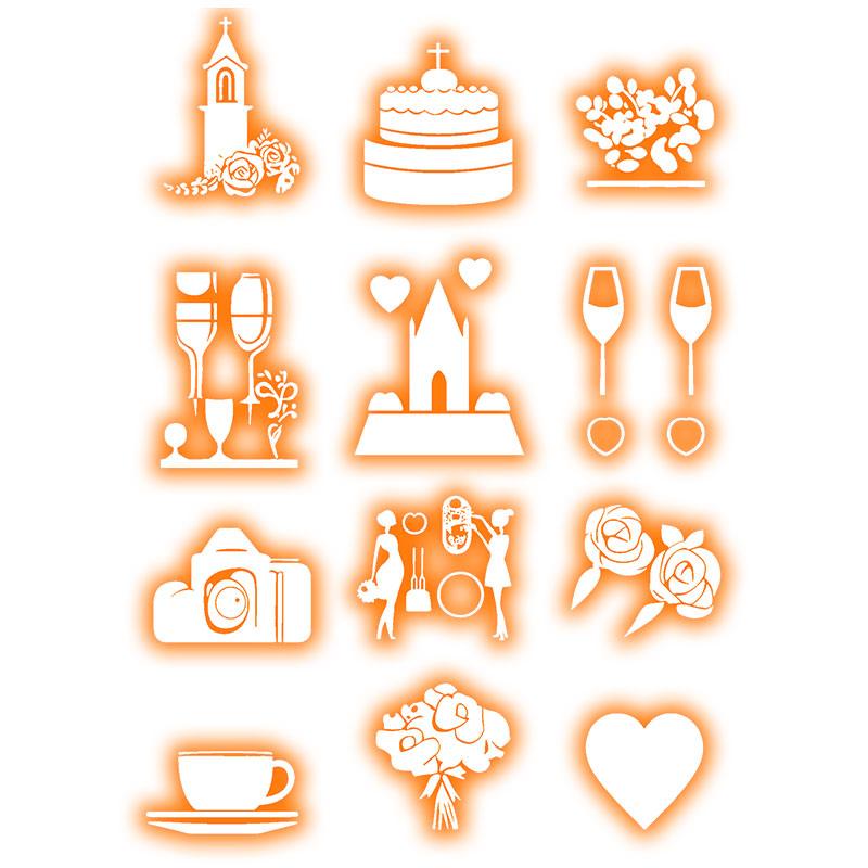 Festival Props Castle Cake Flower LED neon sign product image