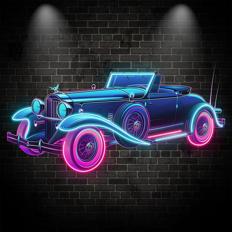 Blue Classic Classic Car Vintage Car LED neon sign by NeonCS