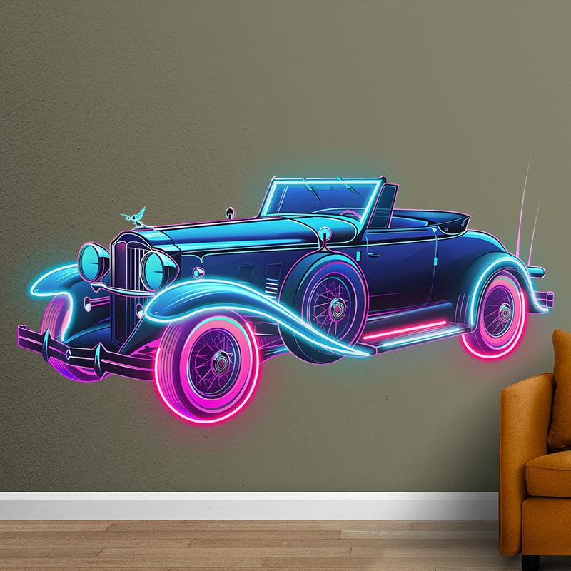 Blue Classic Classic Car Vintage Car LED neon sign product image