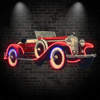 Red Cool Classic Coupe Creative Car LED neon sign by NeonCS