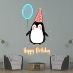 Little Penguin with Balloon Birthday LED neon sign product image