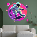 Spaceman Skateboard Jumping Light LED neon sign product image