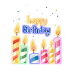 Creative Birthday Candle Lighting LED neon sign product image