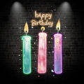 Three Candle Lights - Creative LED neon sign by NeonCS