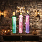 Three Candle Lights - Creative LED neon sign product image