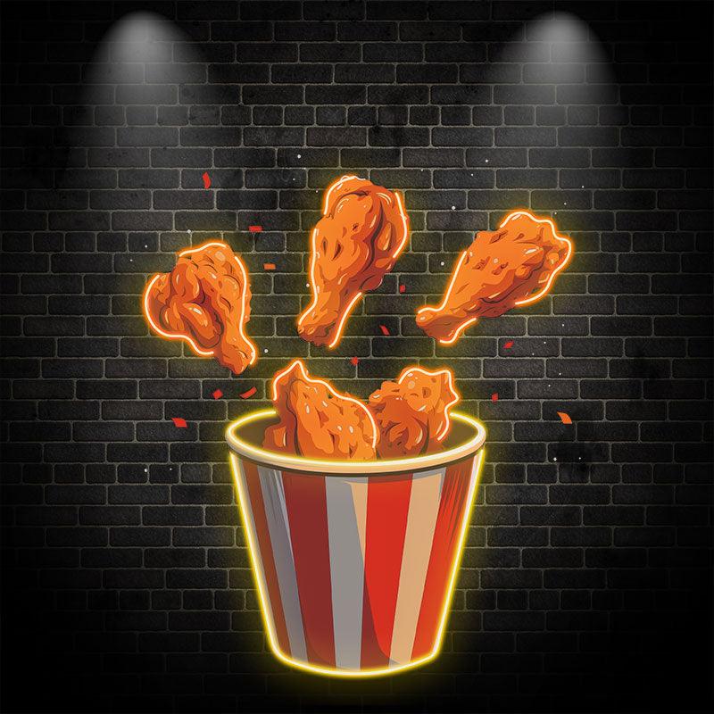Creative - Delicious Fried Chicken LED neon sign by NeonCS
