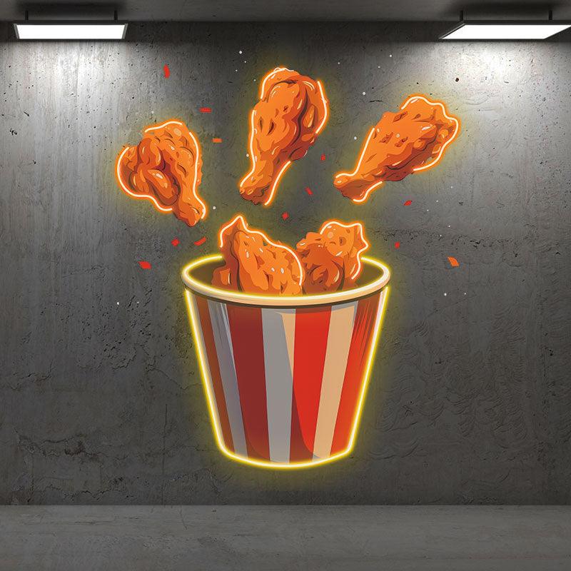 Creative - Delicious Fried Chicken LED neon sign product image