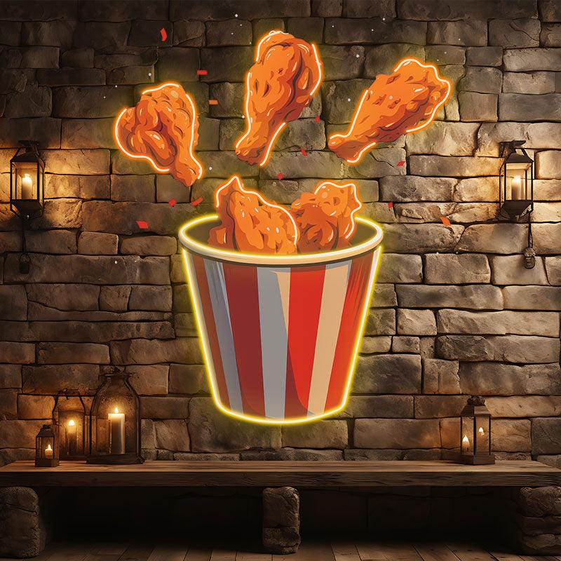 Creative - Delicious Fried Chicken LED neon sign product image