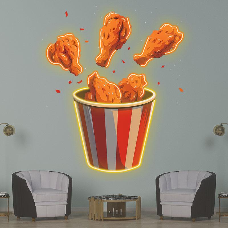 Creative - Delicious Fried Chicken LED neon sign product image
