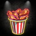 Creative - Delicious Fried Chicken LED neon sign by NeonCS