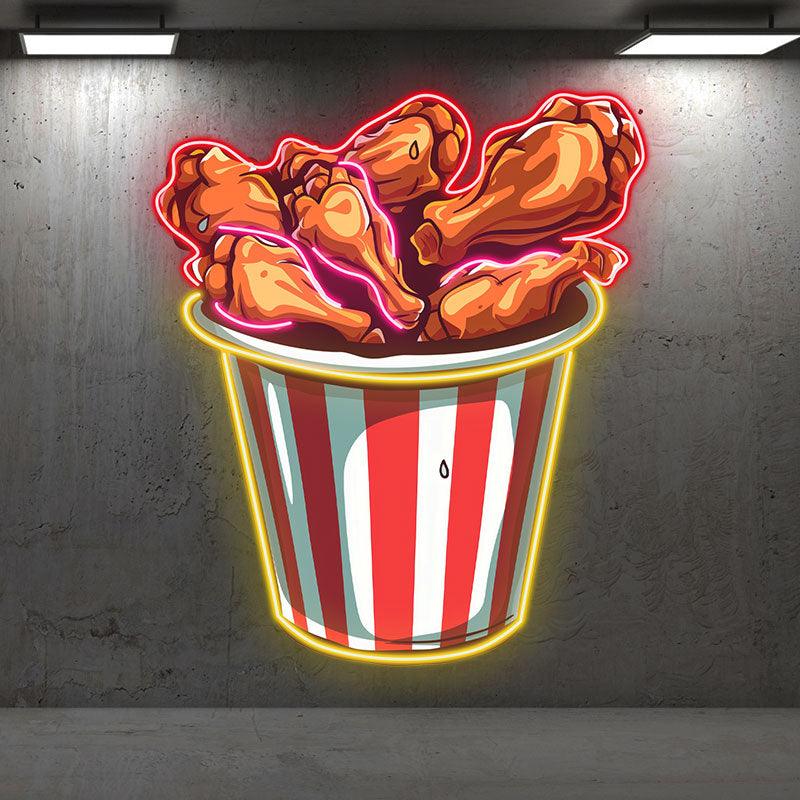 Creative - Delicious Fried Chicken LED neon sign product image