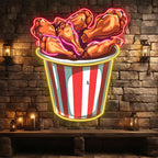 Creative - Delicious Fried Chicken LED neon sign product image