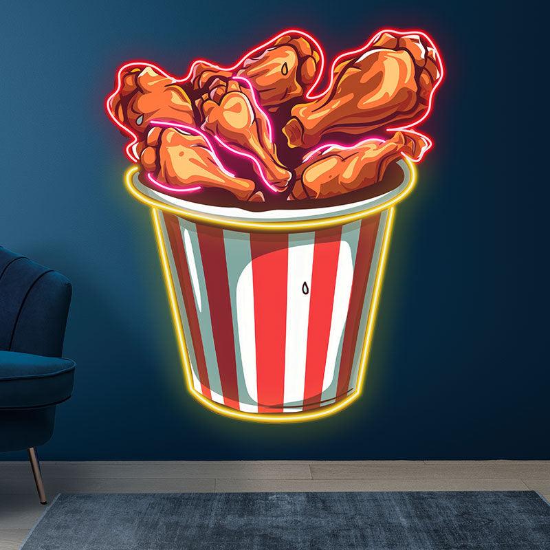 Creative - Delicious Fried Chicken LED neon sign product image