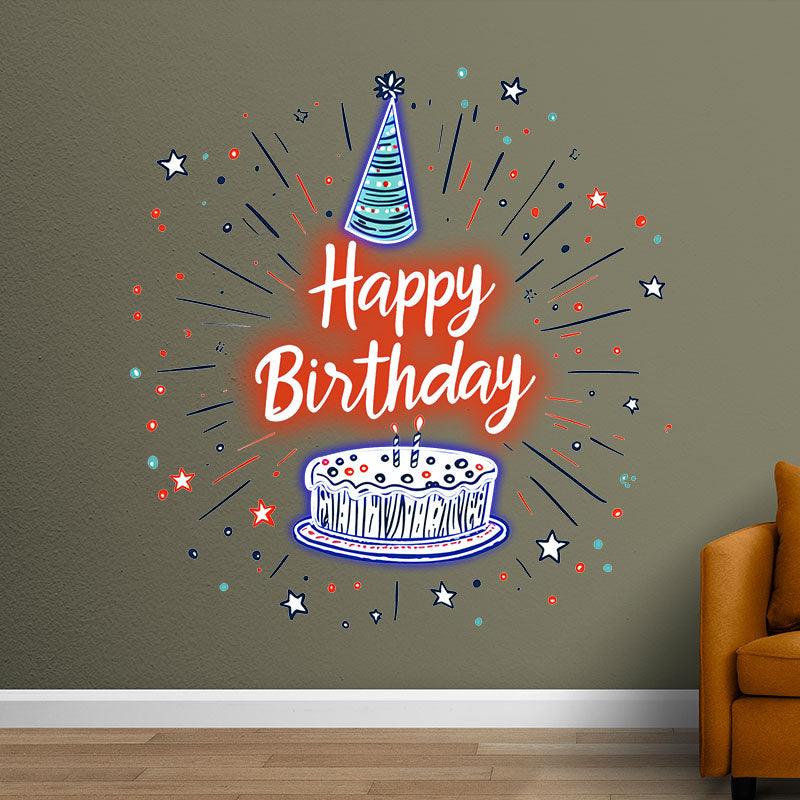 Happy Birthday LED Cake Decorating LED neon sign product image