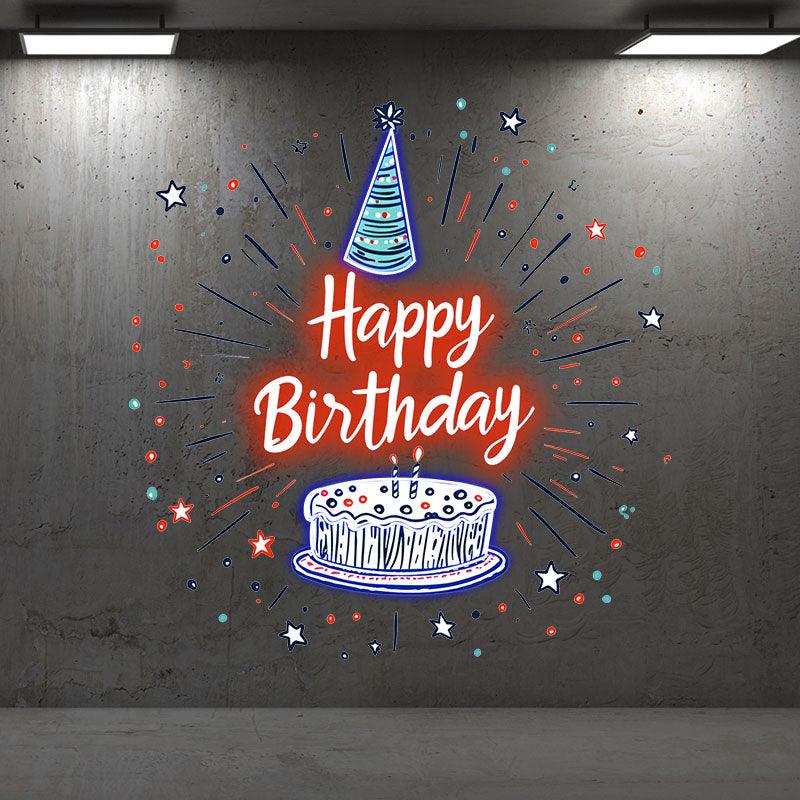 Happy Birthday LED Cake Decorating LED neon sign product image