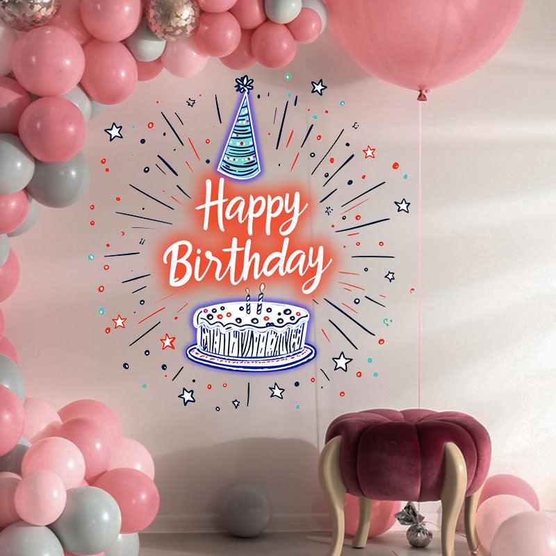 Happy Birthday LED Cake Decorating LED neon sign product image