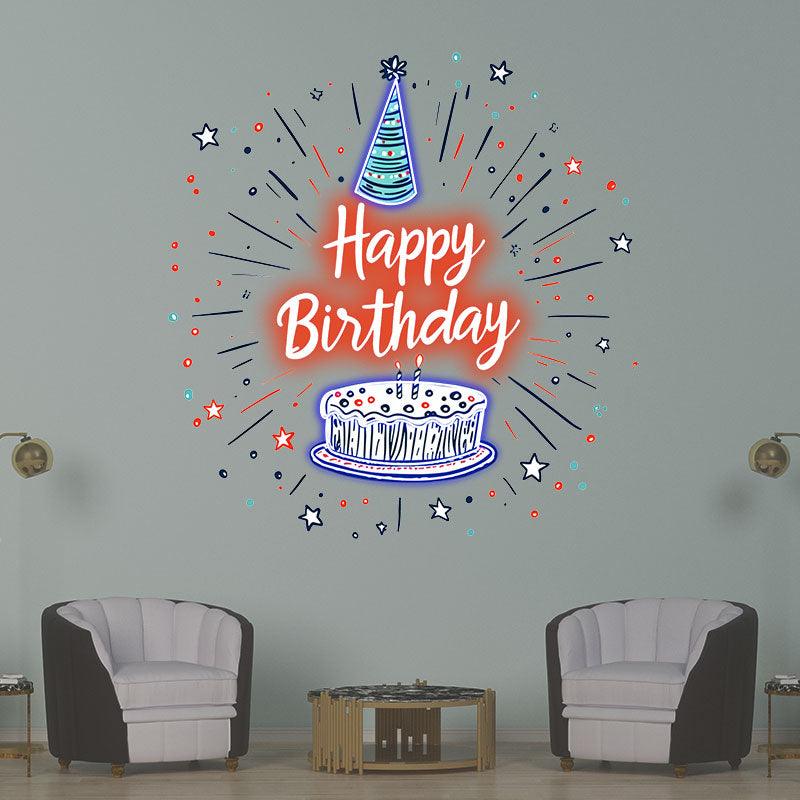 Happy Birthday LED Cake Decorating LED neon sign product image
