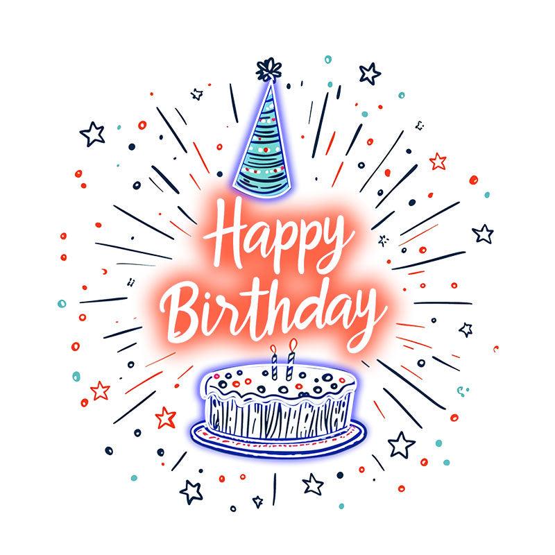 Happy Birthday LED Cake Decorating LED neon sign product image