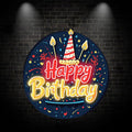 Round Happy Birthday Atmosphere LED neon sign by NeonCS