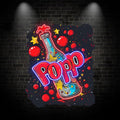 Festive Atmosphere Pop Wine Bottle LED LED neon sign by NeonCS