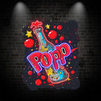 Festive Atmosphere Pop Wine Bottle LED LED neon sign by NeonCS