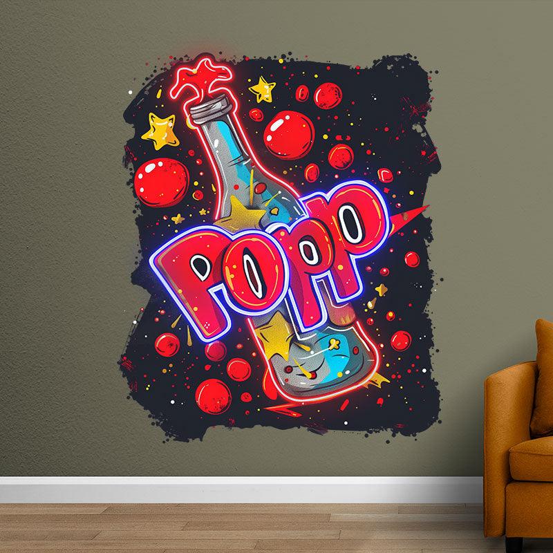 Festive Atmosphere Pop Wine Bottle LED LED neon sign product image