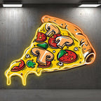 Delicious Pizza Lights - Mushroom LED neon sign product image