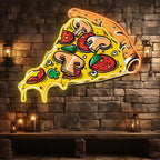 Delicious Pizza Lights - Mushroom LED neon sign product image